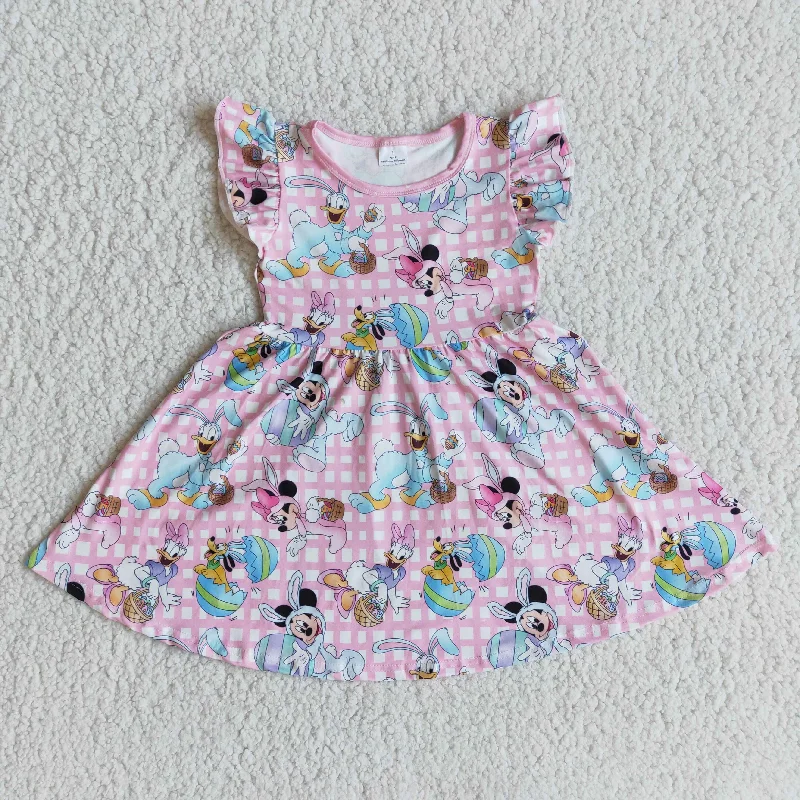 Easter Cartoon Pink Dresses