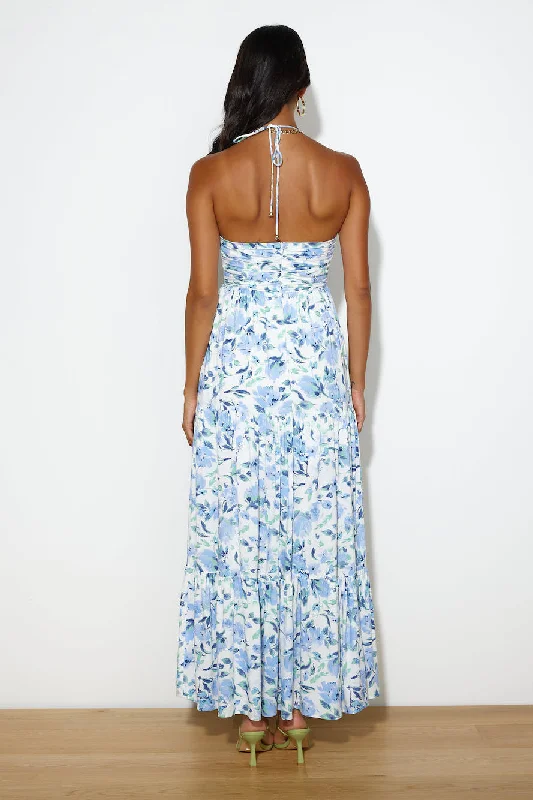 Feel Fresher Maxi Dress Blue