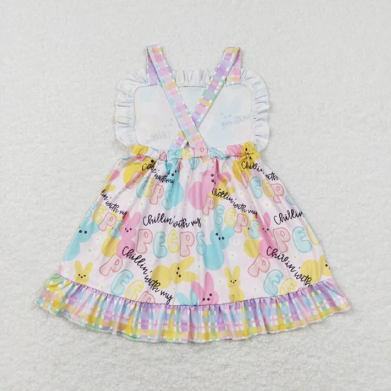 GSD0551 baby girl clothes girl bunny summer dress