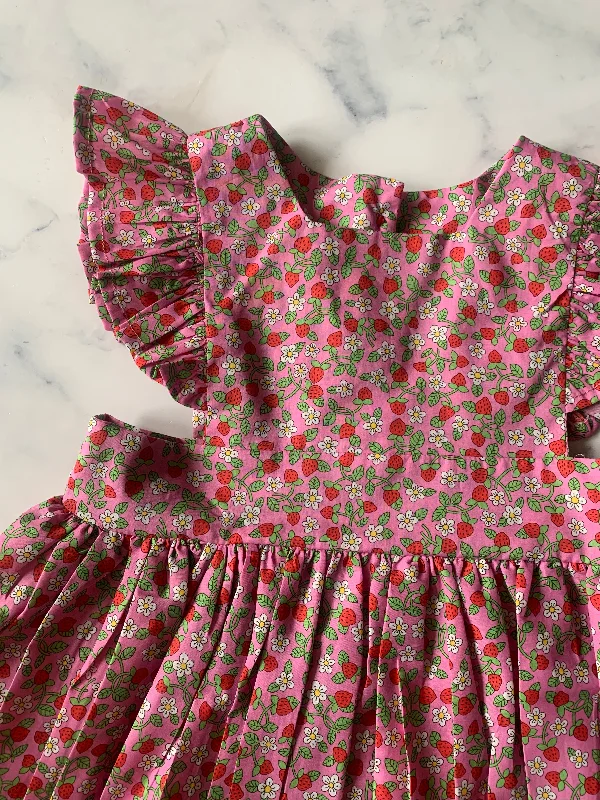 Strawberry Pinafore Dress