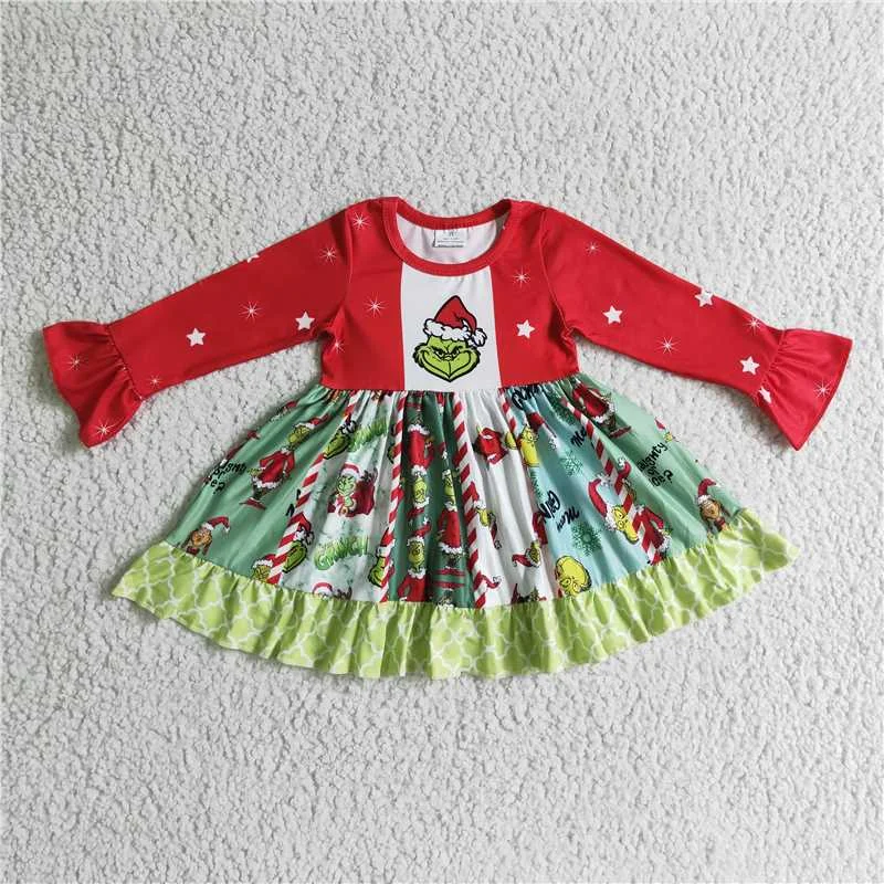 Xmas Cartoon Dress GLD0099