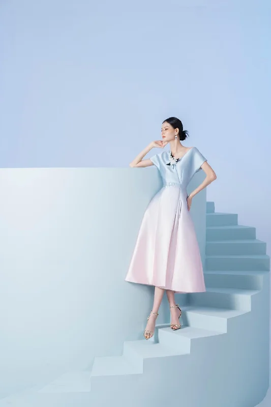Huge Savings – Act Now!Endee Asymmetric Shoulder Dress