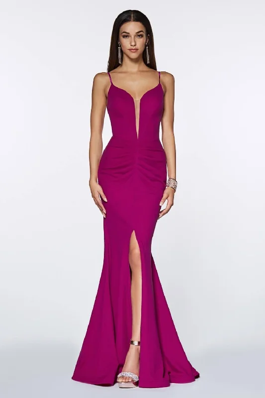 The Best Deals Won’t Wait!Cinderella Divine CF329 Long Prom Dress Formal Evening Fitted Gown