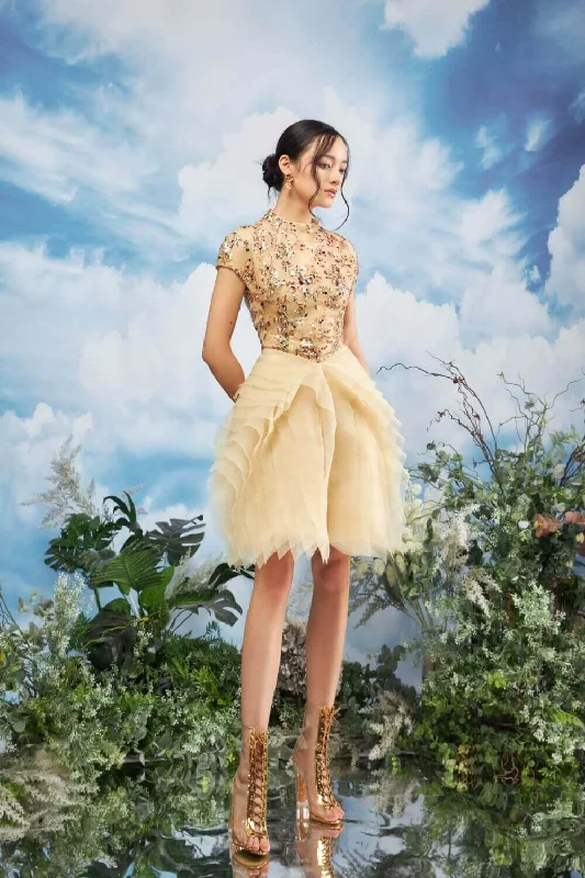 Unmissable Offers Await!Fury A-line Sequin Organza Knee-length Dress