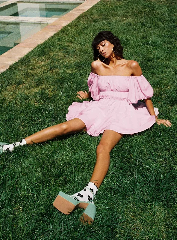 Get the Best for Less!Halton Mini Dress Pink