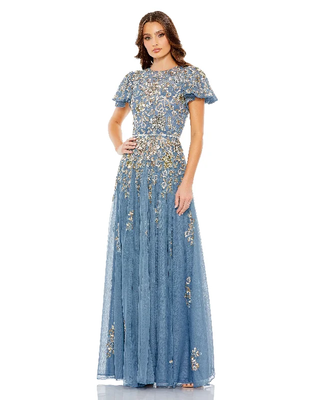 Score Big Savings Today!Mac Duggal 5717 Long Mother of the Bride Dress