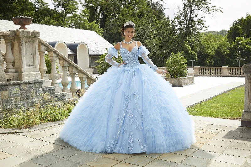 Shop the Hottest Deals!Vizcaya by Morilee Ruffle Tulle Quince Overskirt 89417