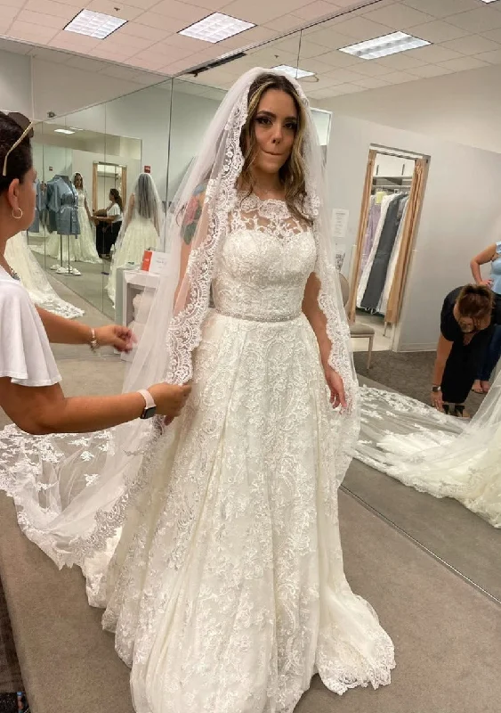 Your Exclusive Offer Awaits!Oleg Cassini Beaded Lace Ballgown CWG780