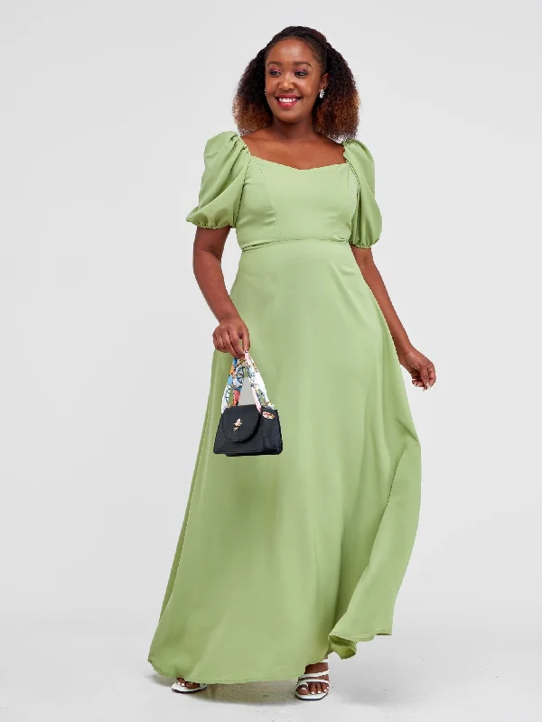 Save Up to 50% Off!Zia Africa Pretty Woman Maxi Dress - Sage