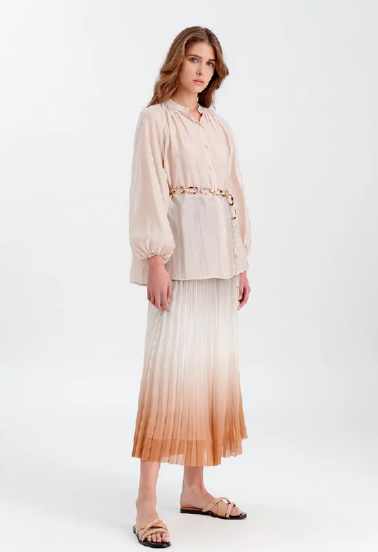 Incredible Savings Inside!Pleated Ombre Classic Skirt