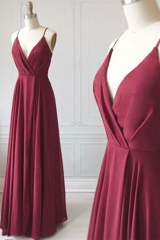 Crazy Discounts Inside!Ruched Chiffon Long Bridesmaid Gown for Adults