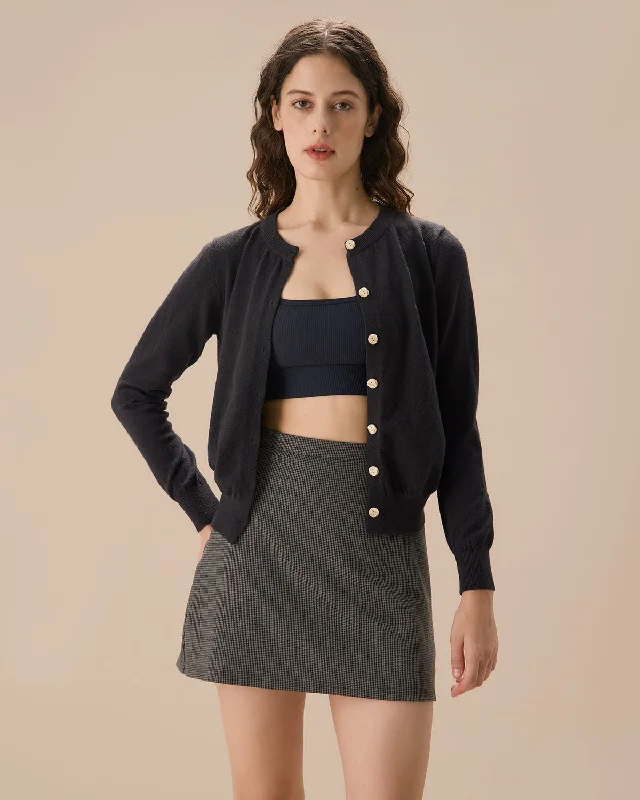The Best Deals Won’t Wait!Grey Plaid Mini Skirt