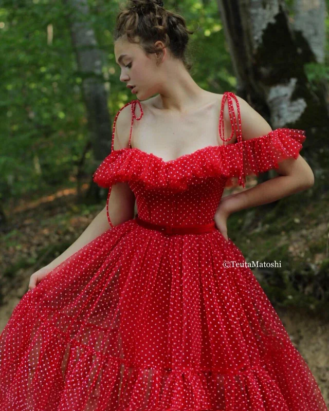 Score Huge Discounts Today!Polka Dots Amour Gown
