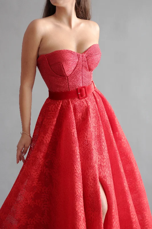 Your Discount is Waiting!Ruby Desire Gown